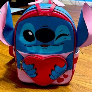 Valentine heart stitch lounge fly purse